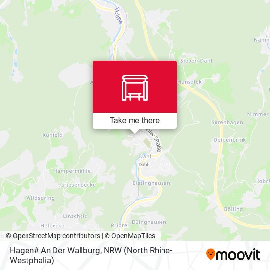 Hagen# An Der Wallburg map