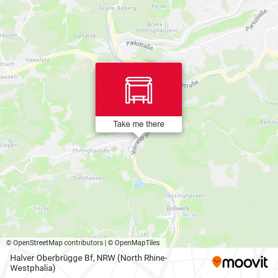 Карта Halver Oberbrügge Bf