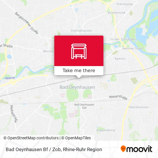 Bad Oeynhausen Bf / Zob map