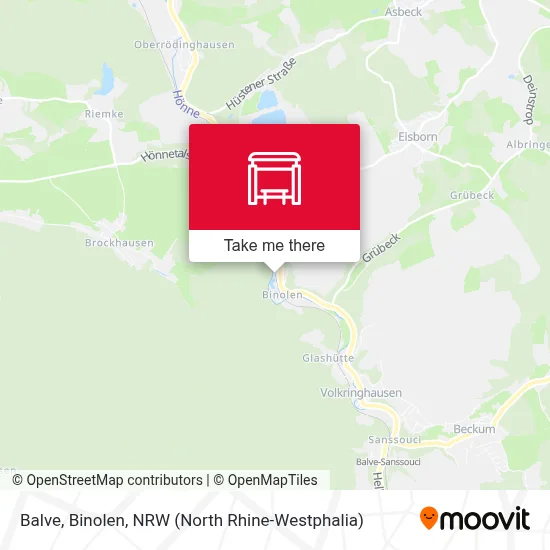 Balve, Binolen map
