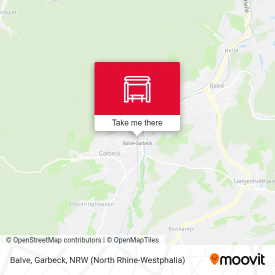 Balve, Garbeck map