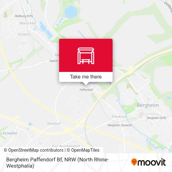 Карта Bergheim Paffendorf Bf