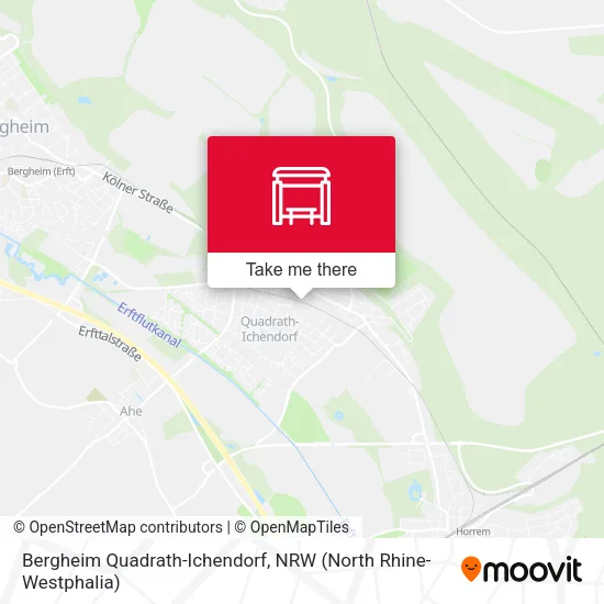 Карта Bergheim Quadrath-Ichendorf