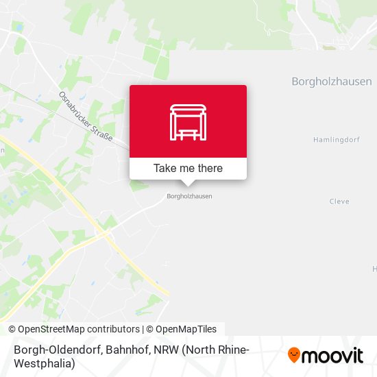Borgh-Oldendorf, Bahnhof map