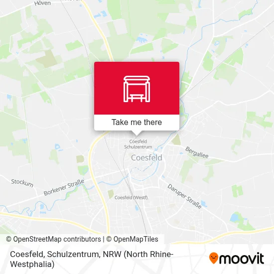 Coesfeld, Schulzentrum map