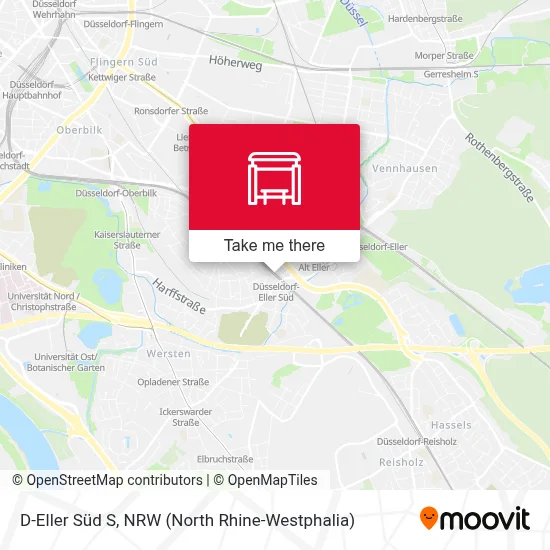 D-Eller Süd S map
