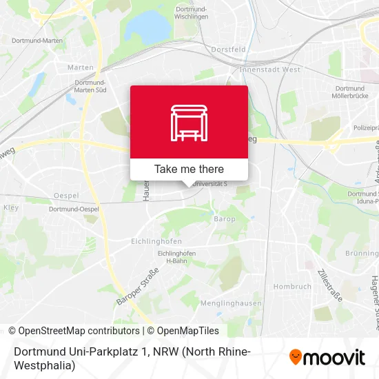 Карта Dortmund Uni-Parkplatz 1