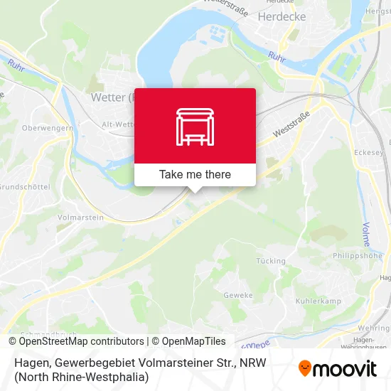 Hagen, Gewerbegebiet Volmarsteiner Str. map