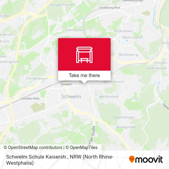 Карта Schwelm Schule Kaiserstr.