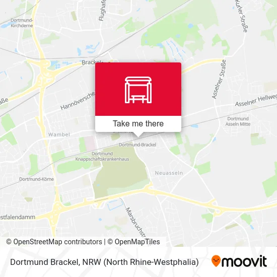 Dortmund Brackel map