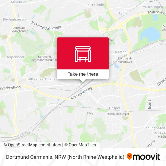 Dortmund Germania map