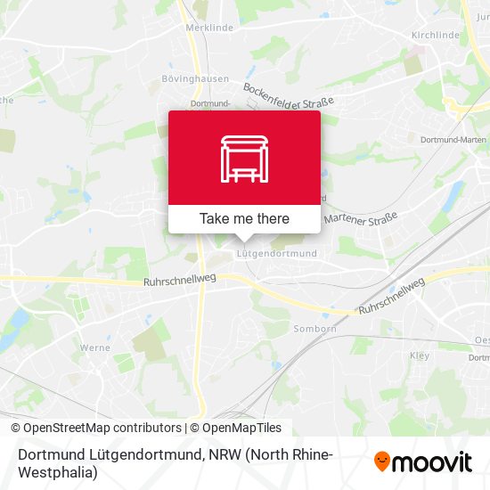 Dortmund Lütgendortmund map