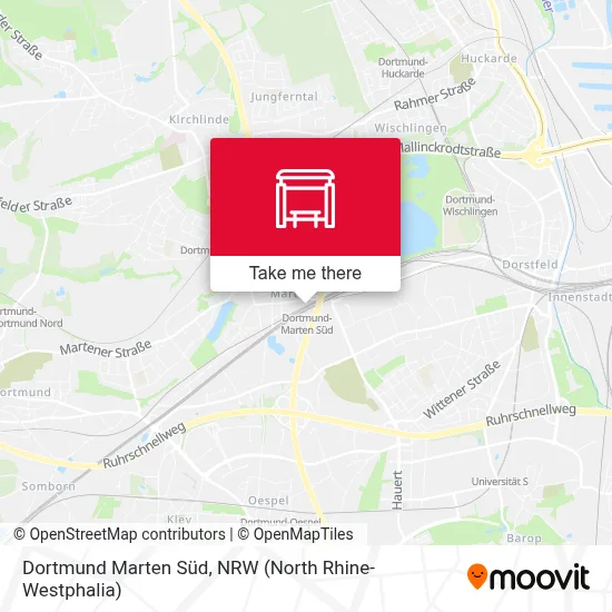 Dortmund Marten Süd map