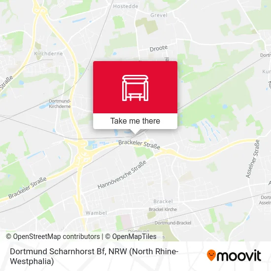 Dortmund Scharnhorst Bf map