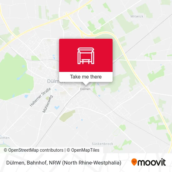 Dülmen, Bahnhof map