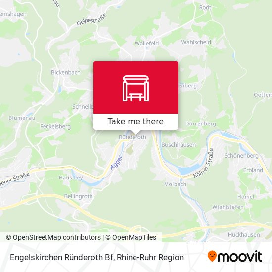 Engelskirchen Ründeroth Bf map