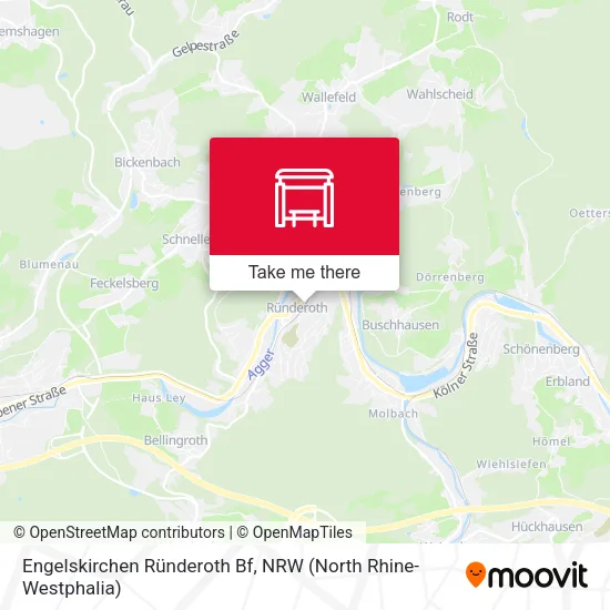 Карта Engelskirchen Ründeroth Bf