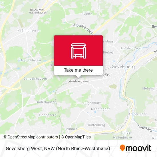 Карта Gevelsberg West