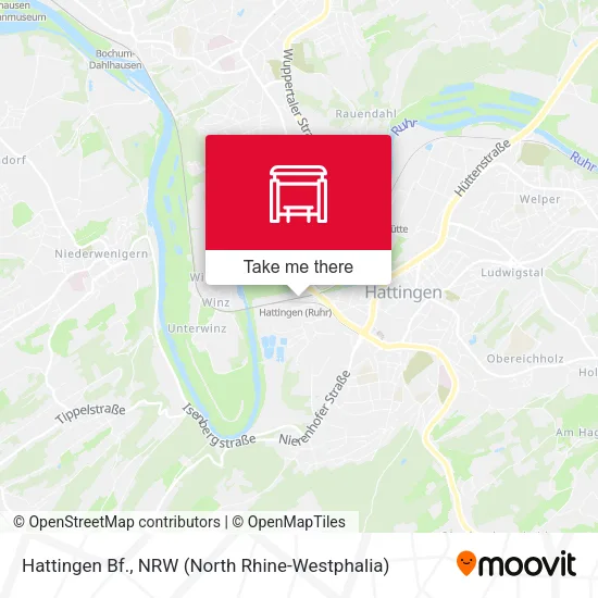 Карта Hattingen Bf.