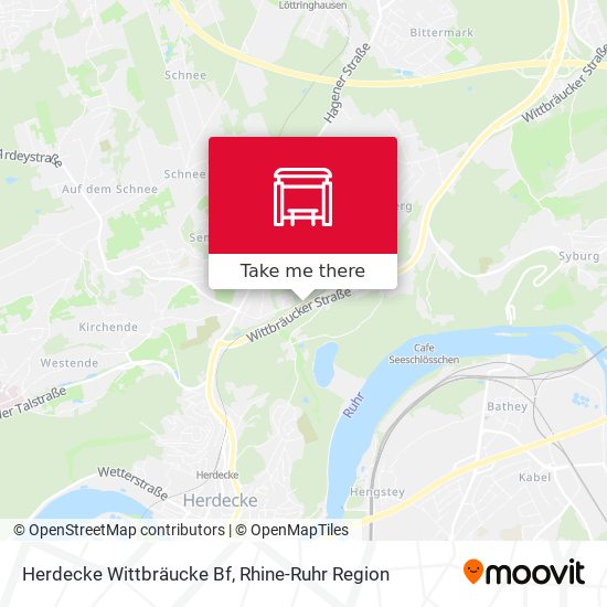 Herdecke Wittbräucke Bf map