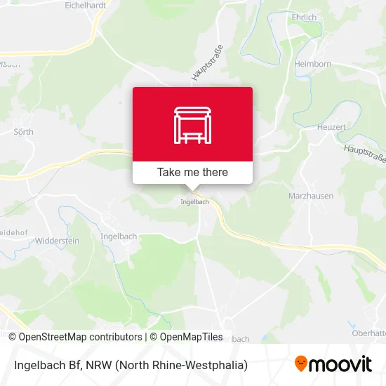 Ingelbach Bf map