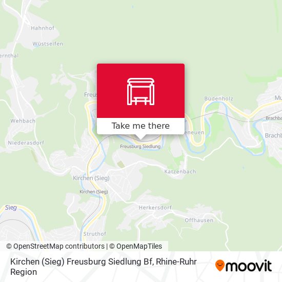 Kirchen (Sieg) Freusburg Siedlung Bf map