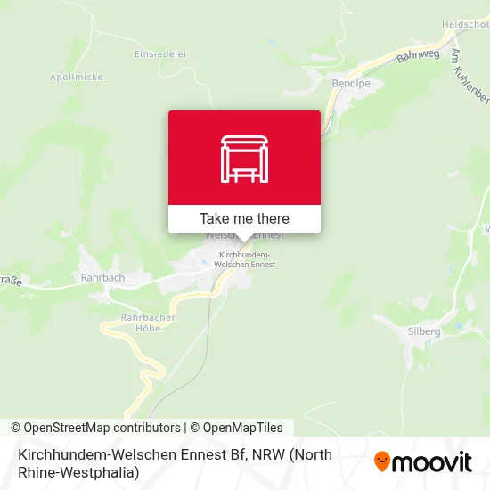 Kirchhundem-Welschen Ennest Bf map