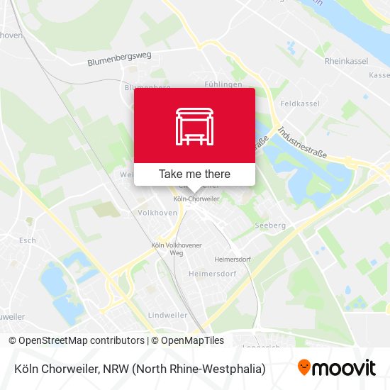 Köln Chorweiler map