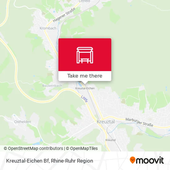 Карта Kreuztal-Eichen Bf
