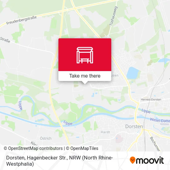 Карта Dorsten, Hagenbecker Str.