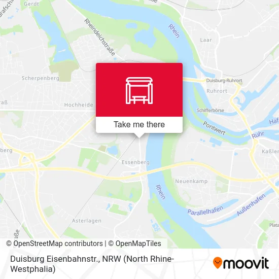 Карта Duisburg Eisenbahnstr.