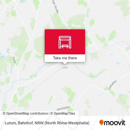 Lutum, Bahnhof map