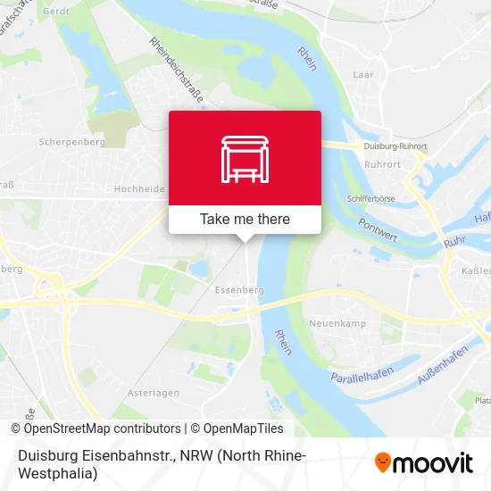 Карта Duisburg Eisenbahnstr.