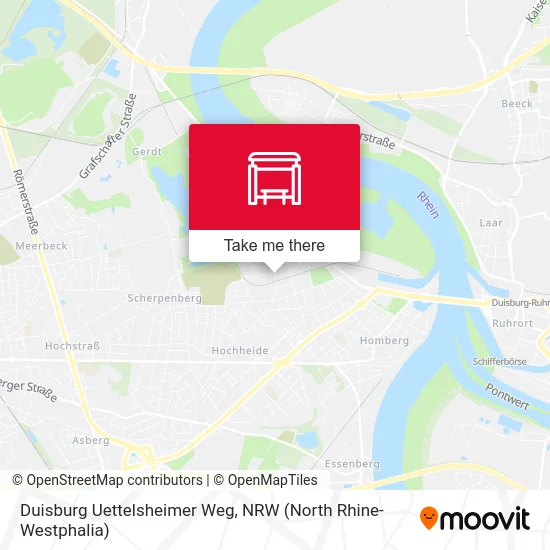 Duisburg Uettelsheimer Weg map