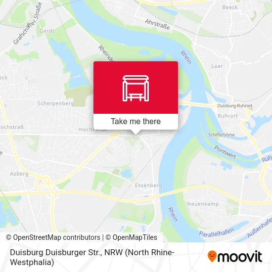 Карта Duisburg Duisburger Str.