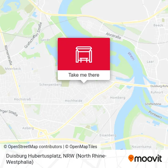 Карта Duisburg Hubertusplatz