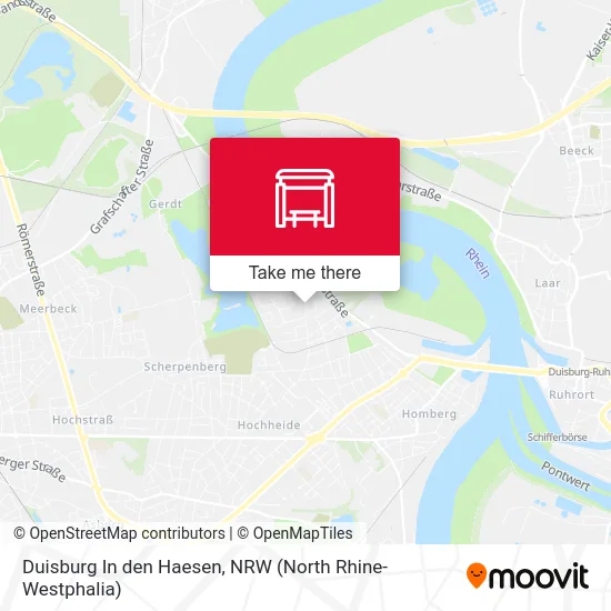 Duisburg In den Haesen map