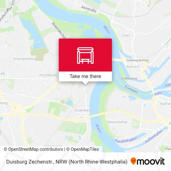 Карта Duisburg Zechenstr.