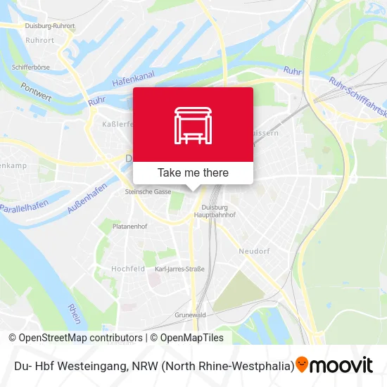 Карта Du- Hbf Westeingang