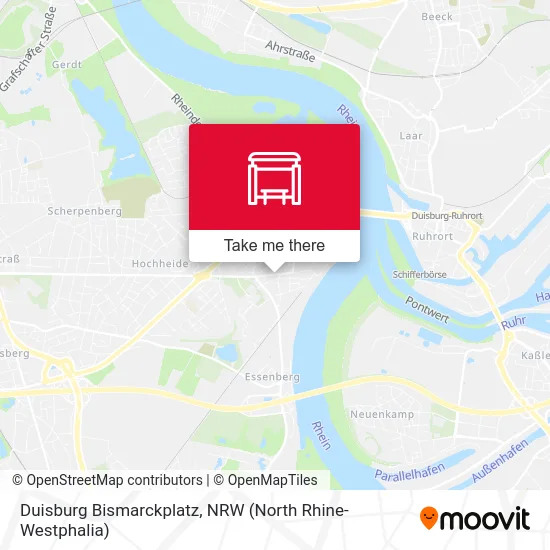 Duisburg Bismarckplatz map
