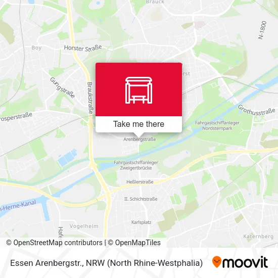 Карта Essen Arenbergstr.