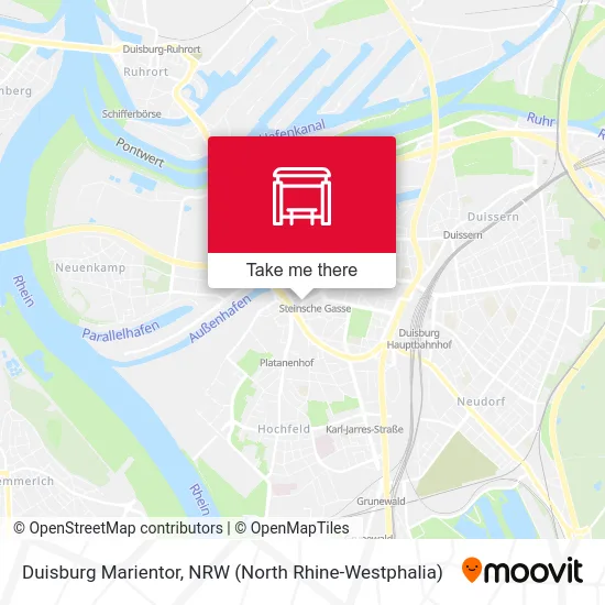 Duisburg Marientor map