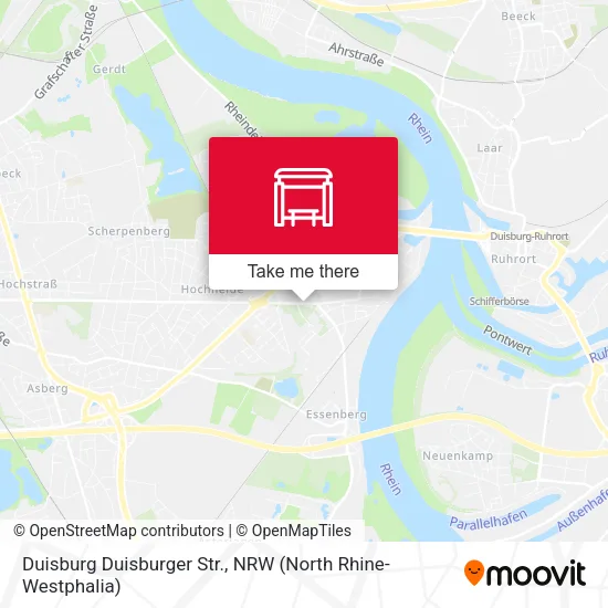 Карта Duisburg Duisburger Str.
