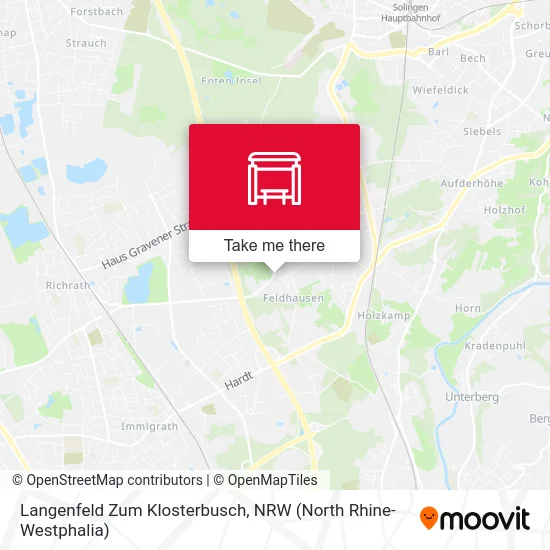 Langenfeld Zum Klosterbusch map