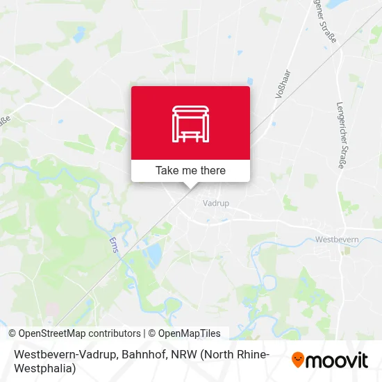 Westbevern-Vadrup, Bahnhof map