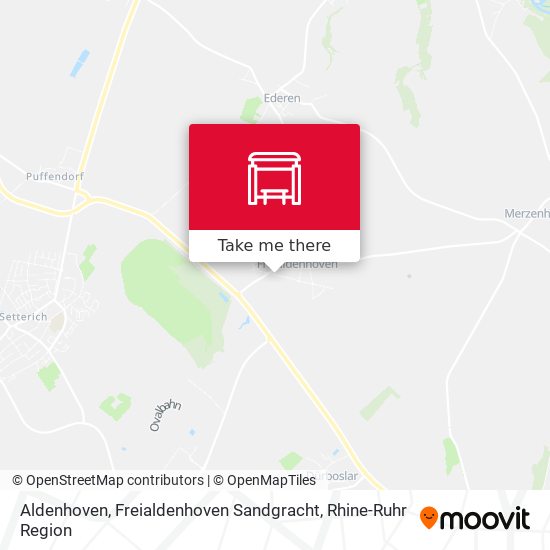 Aldenhoven, Freialdenhoven Sandgracht map