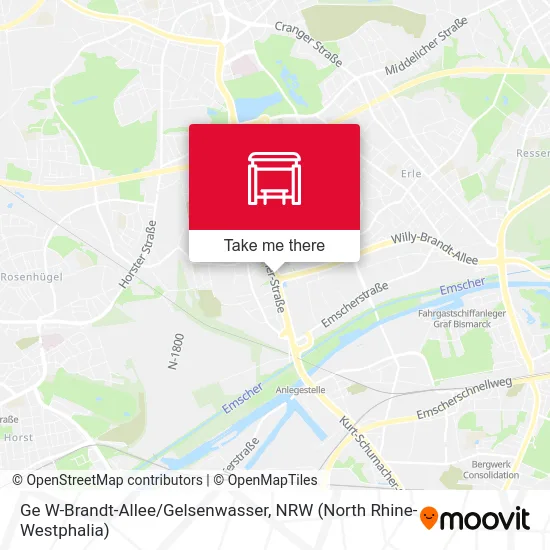 Ge W-Brandt-Allee/Gelsenwasser map