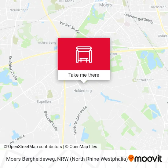 Карта Moers Bergheideweg