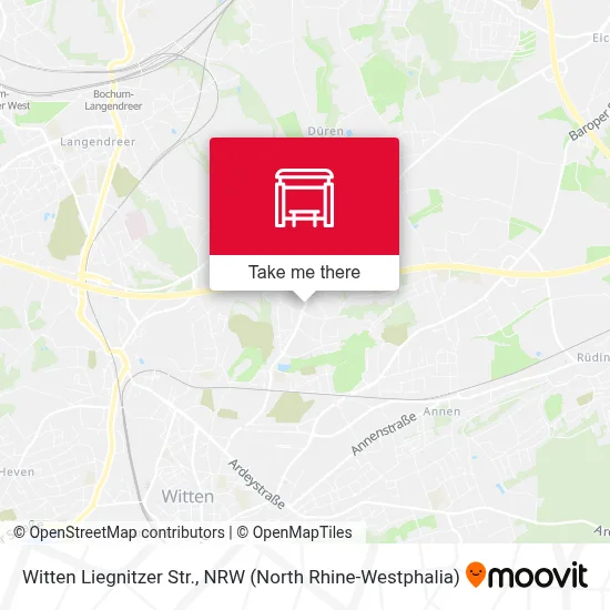 Witten Liegnitzer Str. map