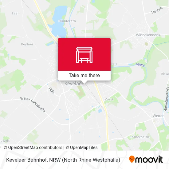 Kevelaer Bahnhof map